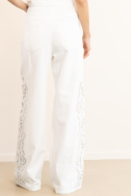Co'Couture :  Cotton jeans with lace Colette | natural - img6
