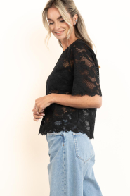 Co'Couture |  Lace top Lanny | black | Picture 5
