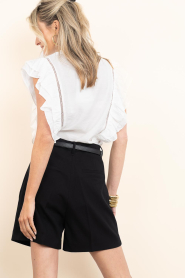 Co'Couture |  Modal top with ruffles Callum | natural | Picture 8