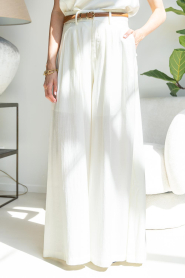 Co'Couture |  Ultra wide leg pants Aura | natural | Picture 5