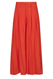 Co'Couture |  Ultra wide leg pants Aura | orange | Picture 1