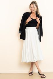 Co'Couture |  Balloon midi skirt Aura | natural | Picture 2