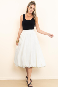Co'Couture |  Balloon midi skirt Aura | natural | Picture 4