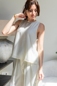Co'Couture |  Sleeveless top Aura | natural | Picture 5