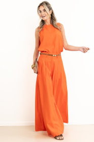 Co'Couture |  Sleeveless top Aura | orange | Picture 3