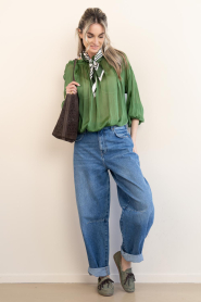 Posa :  Suede loafers Boat | green - img4