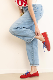 Posa |  Suede loafers Boat | red | Picture 2