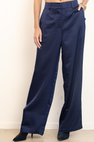 Ibana |  Satin trousers Pasho | blue | Picture 4