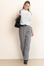 Ibana |  Trousers with pleat Pany | grey | Picture 4