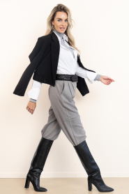 Ibana |  Trousers with pleat Pany | grey | Picture 2