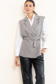 Ibana |  Gilet Jany | grey | Picture 4