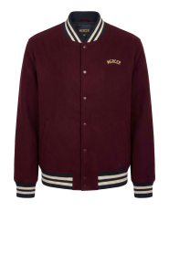 Mercer |  Baseball jacket Varsity | burgundy | Picture 1