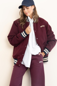 Mercer |  Baseball jacket Varsity | burgundy | Picture 2