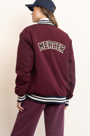 Mercer |  Baseball jacket Varsity | burgundy | Picture 9