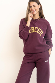 Mercer |  Logo sweater Signature | burgundy | Picture 2
