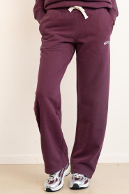 Mercer |  Logo sweatpants Siganture | burgundy | Picture 5