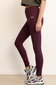 Mercer |  Legging with logo Mercer | burgundy | Picture 5