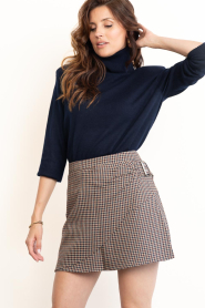 Ibana :  Soft merino turtle neck Keylin | blue - img6