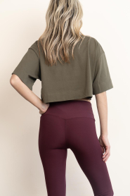 Copenhagen Muse :  Cropped T-shirt with logo Muse | green - img7