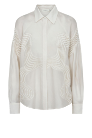 Copenhagen Muse |  Blouse with lace detail Molly | natural