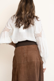 Copenhagen Muse |  Blouse with lace detail Molly | natural | Picture 8