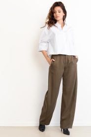 Dante6 :  Cotton blouse Gabe | white - img3
