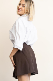 Dante6 :  Cotton blouse Gabe | white - img7