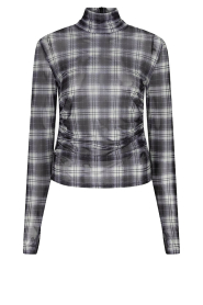 Dante6 |  Mesh checked top Casha | grey | Picture 1