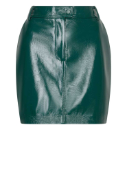 Dante6 |  Faux leather mini skirt | green | Picture 1