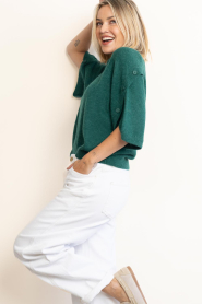 Dante6 :  Soft alpaca sweater Mahani | green - img8