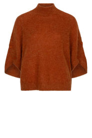 Dante6 |  Soft alpaca sweater Mahani | terracotta