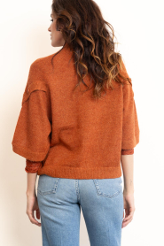 Dante6 :  Soft alpaca sweater Mahani | terracotta - img7