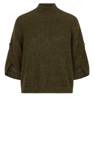 Dante6 |  Soft alpaca sweater Mahani | green | Picture 1