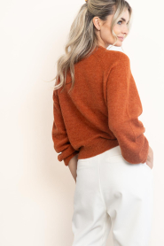 Dante6 |  Soft alpaca sweater Kyoto | orange | Picture 8
