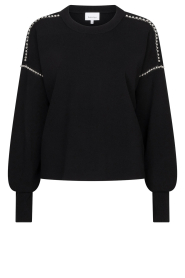 Dante6 |  Viscose blend sweater with studs Moria | black | Picture 1