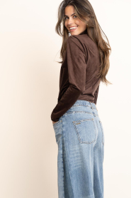 Dante6 |  Suedine top Ease | brown | Picture 6
