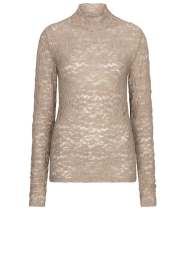 Dante6 |  Lace mesh top Irony | natural