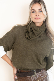 Dante6 |  Soft alpaca triangle Skai | green | Picture 3