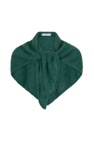 Dante6 |  Soft alpaca triangle scarf Skai | green