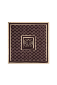 Dante6 |  Satin scarf Monogram | burgundy