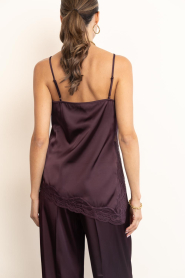 Dante6 |  Satin lace top Dawna | burgundy | Picture 6