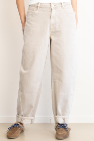 Dante6 |  Stretch barrel jeans Brave | beige | Picture 5