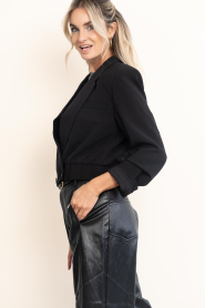 Dante6 |  Cropped blazer Reilley | black | Picture 7