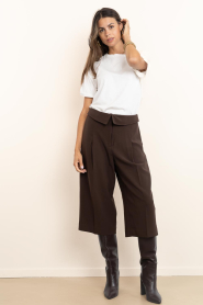 Dante6 |  Cropped trousers Tresor | brown | Picture 3