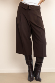 Dante6 |  Cropped trousers Tresor | brown | Picture 5