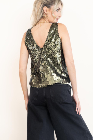 Dante6 |  Sequin top Lavelle | green | Picture 8