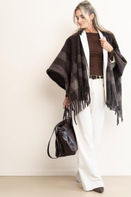 Aaiko |  Top with pleated detail Jalisse  | camel | Picture 3