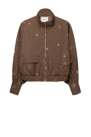 Aaiko |  Bomber with  embroidery details Sete | green | Picture 1