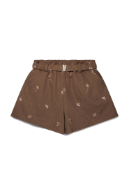 Aaiko |  Shorts with embroidery details and belt Rikkie | green | Picture 1