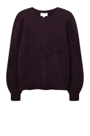 Aaiko |  Soft knitted sweater Denize | burgundy